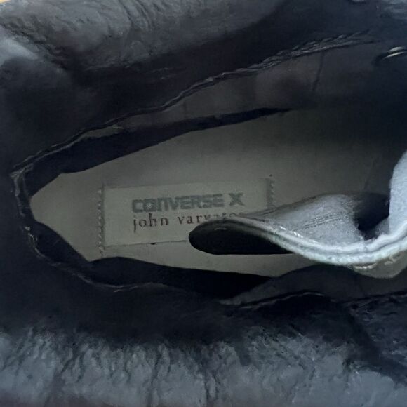 Converse John Varvatos Chuck Taylor Shoes Sneakers Zipper Mens Sz 8 Grey/Green - Picture 6 of 7